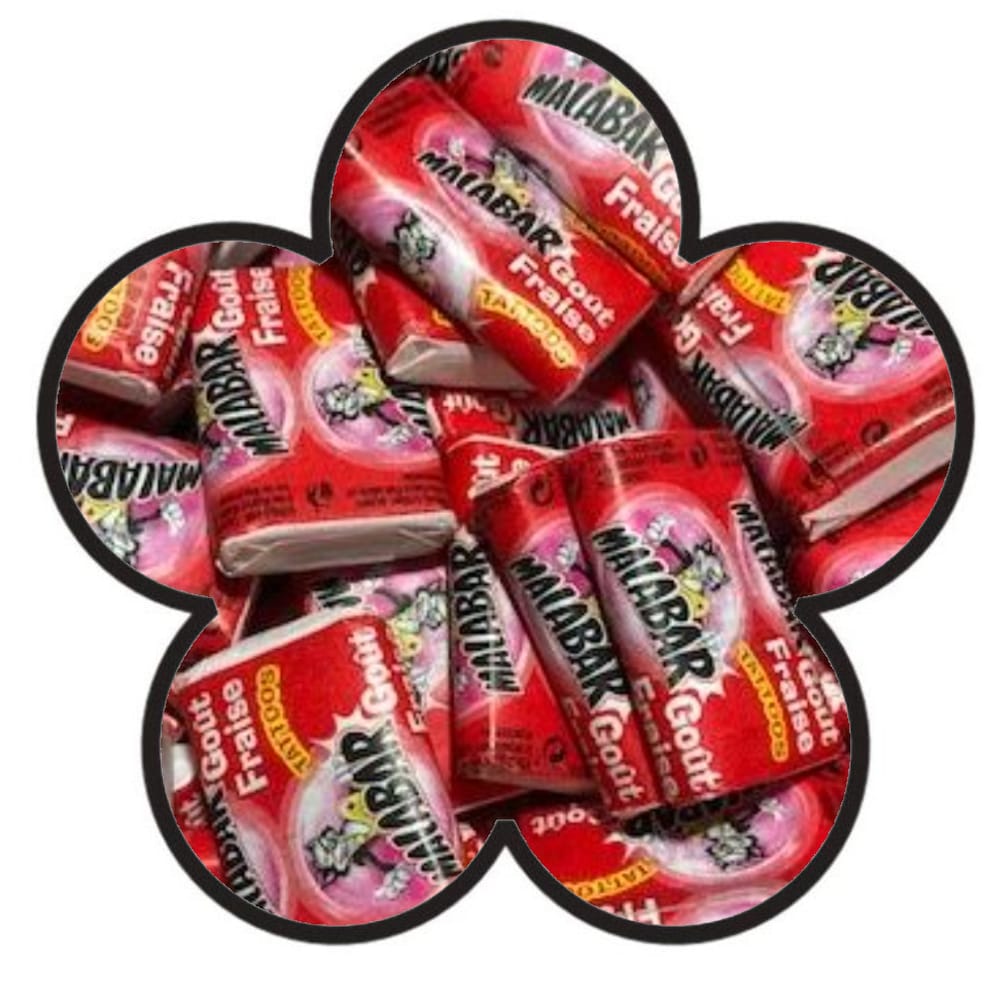 Chewing-gum Malabar et son tatouage mystère (à l'unité)