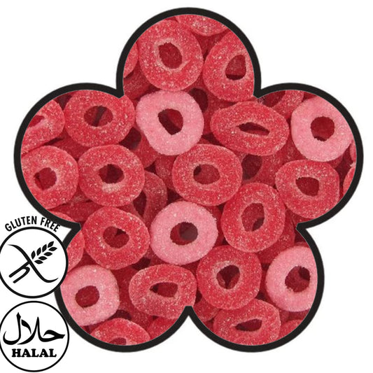 Dulceplus Anneaux Sucrés Goût Fraise