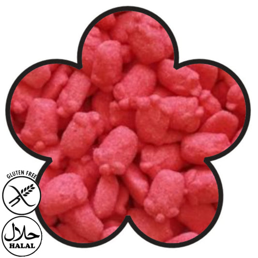 Dulceplus Fraises Fouettées Rouge Sucrées