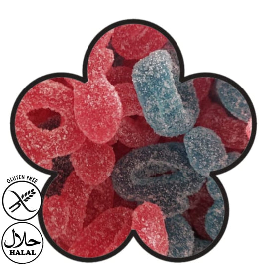 BURMAR Tétines Sucrées Rouges & Bleues